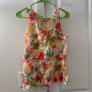 J. Crew sleeveless shirt